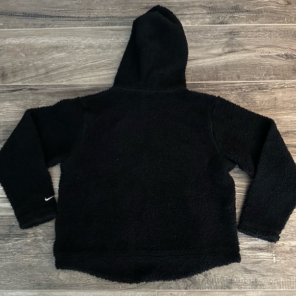 Nike Faux Fur Hooded Zip Up Jacket - Picture 3 of 8